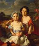 Gronckel Wital Jean de Portrait of Two Children  - Hermitage